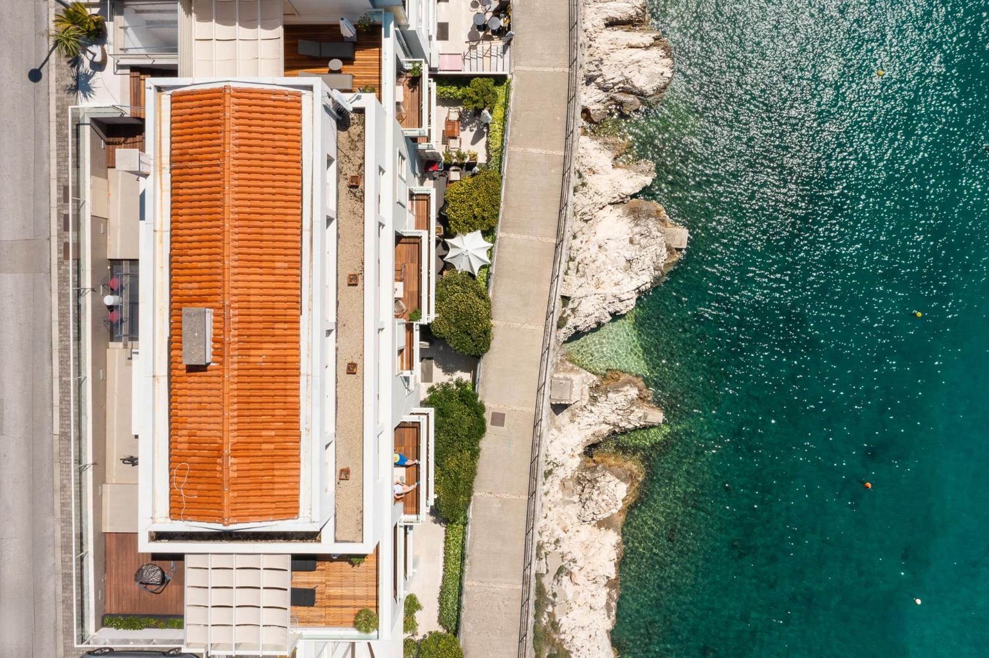 Boutique Hotel Adoral Rabac Exterior foto